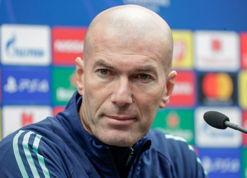 Zidane analizó en rueda de prensa el Brujas-Real Madrid. EFE