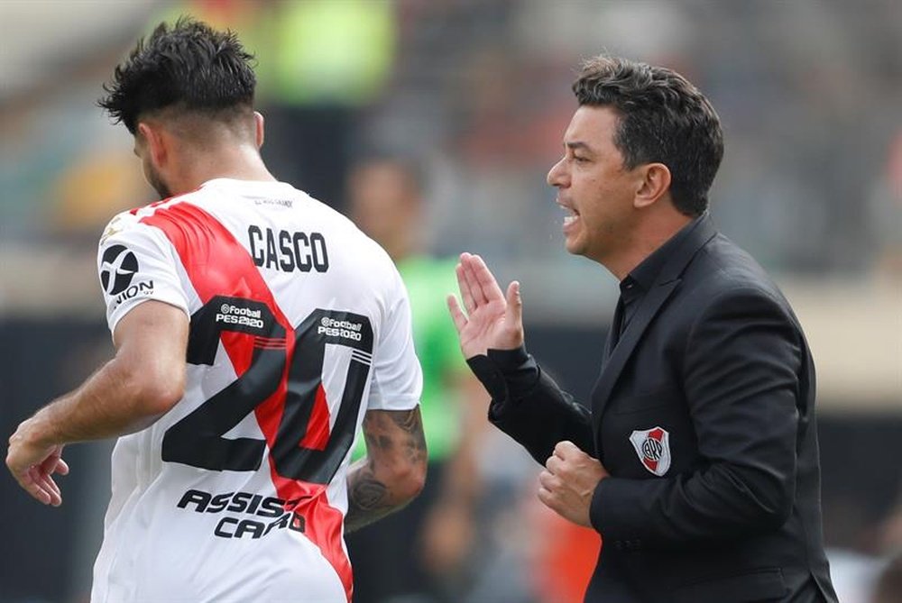 Gallardo a confirmé qu'il restera à River Plate. EFE