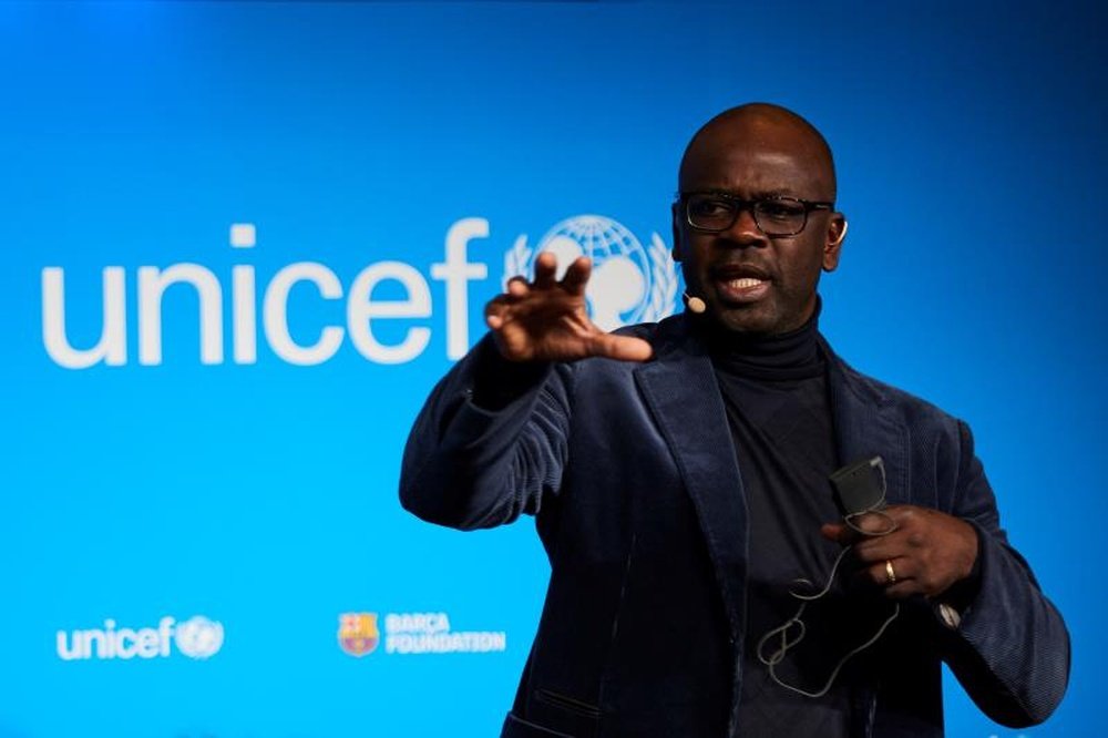 Thuram parle du racisme. EFE
