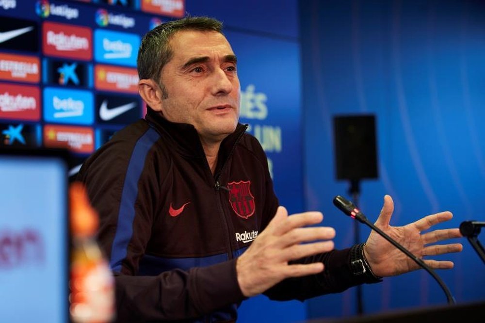 Ernesto Valverde is in a difficult situation. EFE