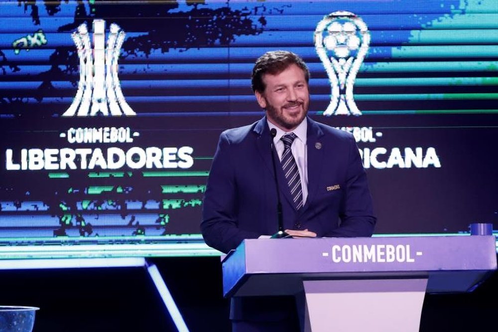 Conmebol TV surge de ruptura com Globo e deixa Libertadores cara e escondida. EFE/Nathalia Aguilar