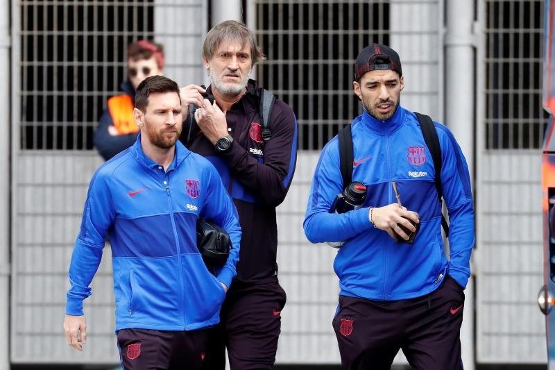 Leo Messi revient sur le départ de Luis Suárez. EFE