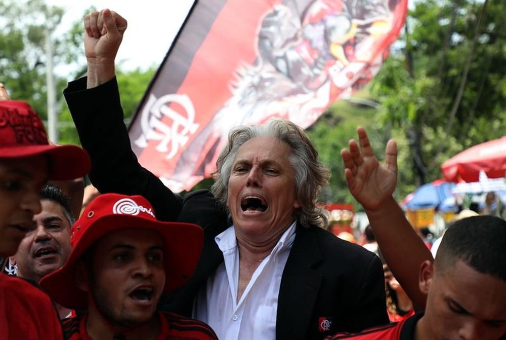 Renovação de Jorge Jesus reata laços com o Flamengo. EFE/Fabio Motta/Archivo