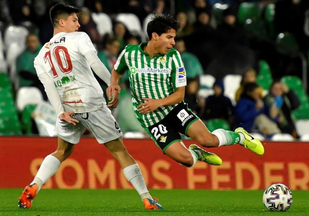Diego Lainez es una de las novedades de Rubi para Ipurua. EFE/Archivo