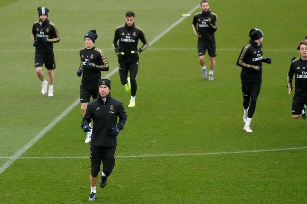 Madrid got down to work ahead of the second half of the season. EFE