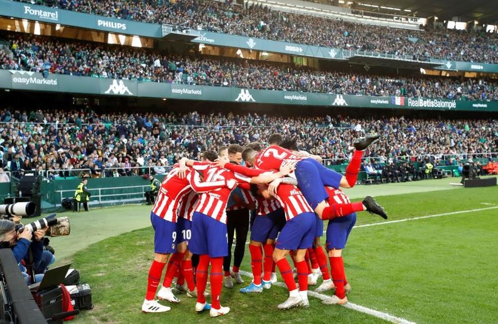 Assim irão jogar Atlético de Madrid e Levante pela 19ª rodada do espanhol, 04-01-20. EFE/Julio Muñoz