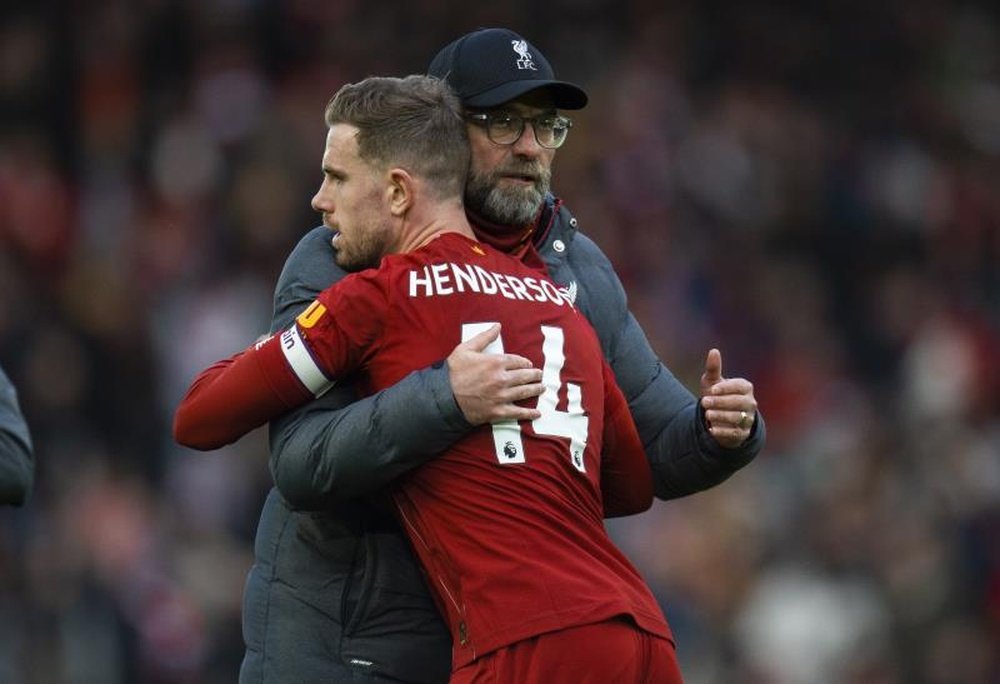 Henderson out for three weeks, but Klopp relieved to avoid longer lay-off. EFE