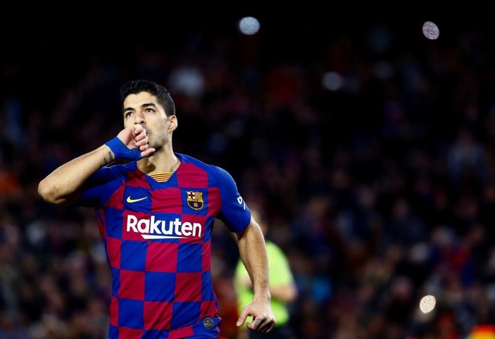Suárez passe en revue l'actualité du Barça. EFE