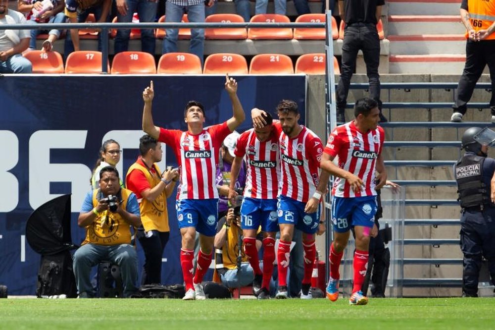 Atlético San Luis ganó a domicilio. EFE
