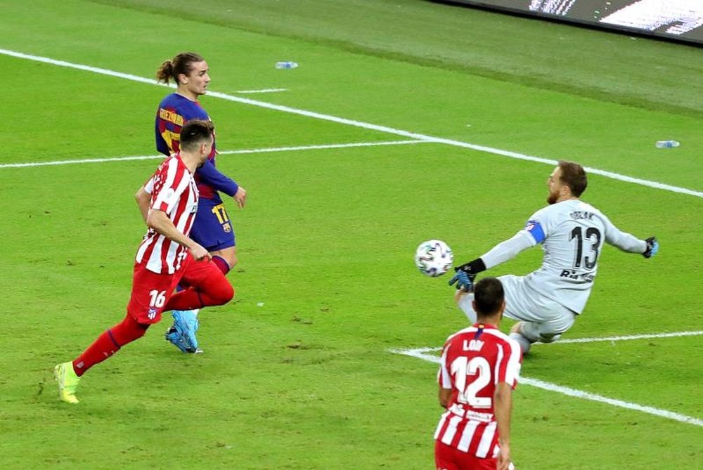 Oblak sera bien présent en finale. EFE/JuanJo Martín