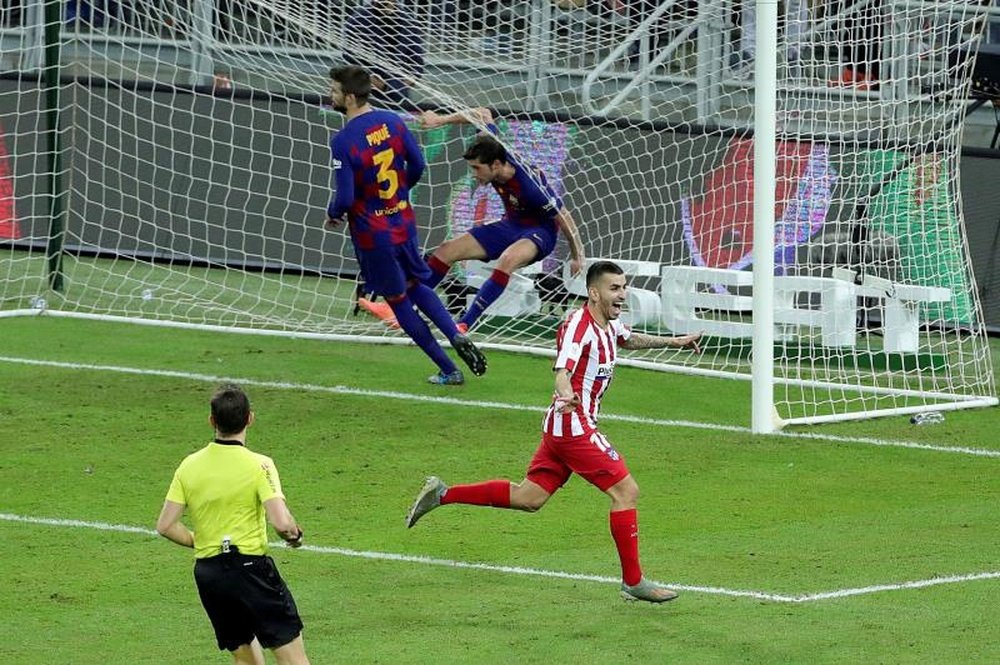 Este gol de Correa acabó con la carrera de Valverde como técnico. EFE