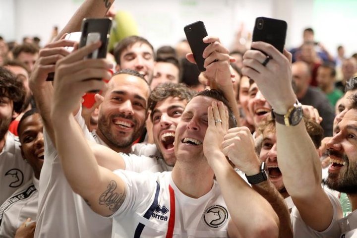 La joie de Salamanque au moment de tirer le Real Madrid en Coupe du Roi