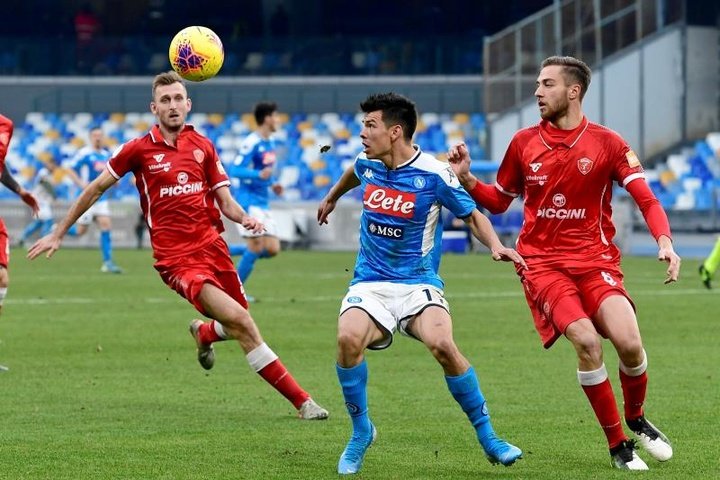 El Nápoles elimina al Perugia desde el punto de penalti