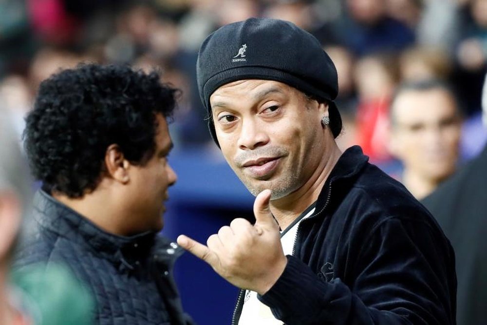 Ronaldinho falou sobre Messi. EFE/Mariscal