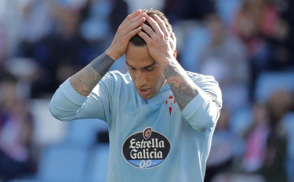 Hugo Mallo, segundo jugador con más partidos en Primera del Celta. EFE/Archivo