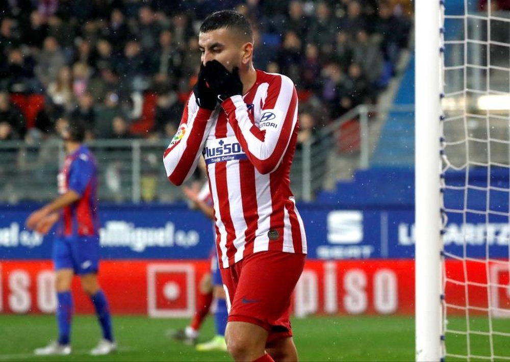 Al Atlético no le salió nada bien ante el Eibar. EFE