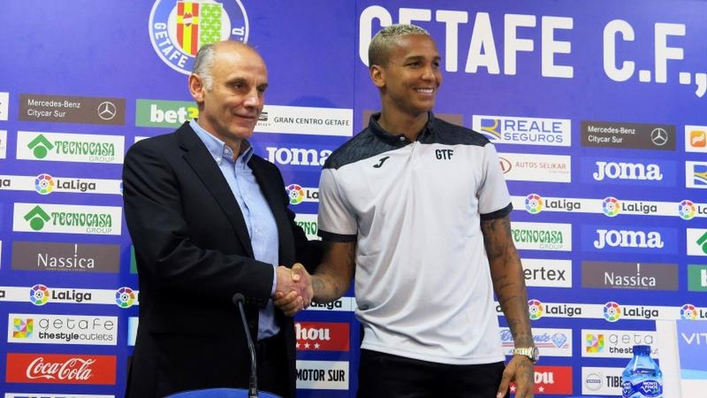 El Getafe ya negocia con Palmeiras para quedarse con Deyverson. EFE/OscarMaya