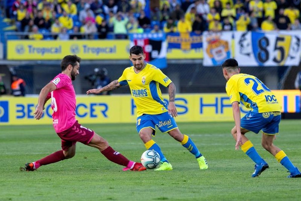 Las Palmas recibe al Lugo. EFE