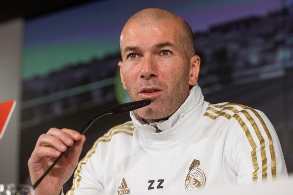 Zidane projetou a partida contra o Zaragoza. EFE
