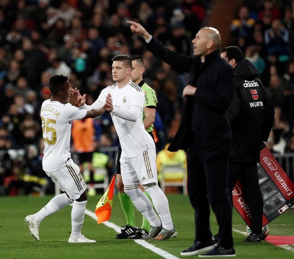 Jovic will be tested again this Monday. EFE