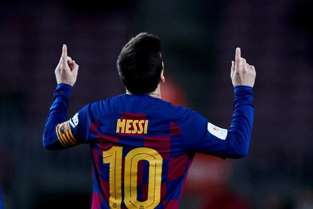 Les cinq équipes qui font un clin d’œil à Messi. EFE/Alejandro Garcia
