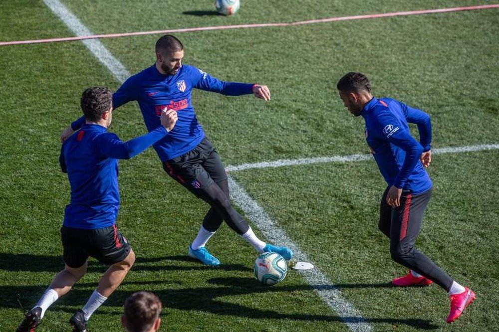 Carrasco volverá a jugar Champions con el Atlético. EFE/Rodrigo Jiménez