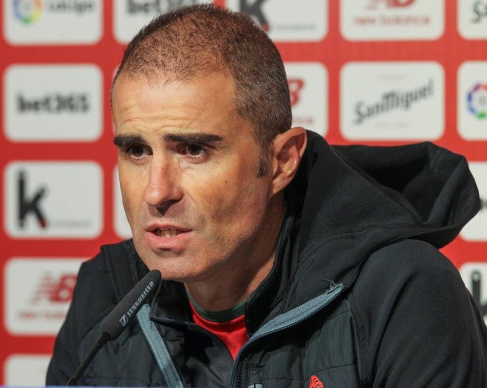 El técnico del Athletic criticó las palabras de Calleja. EFE