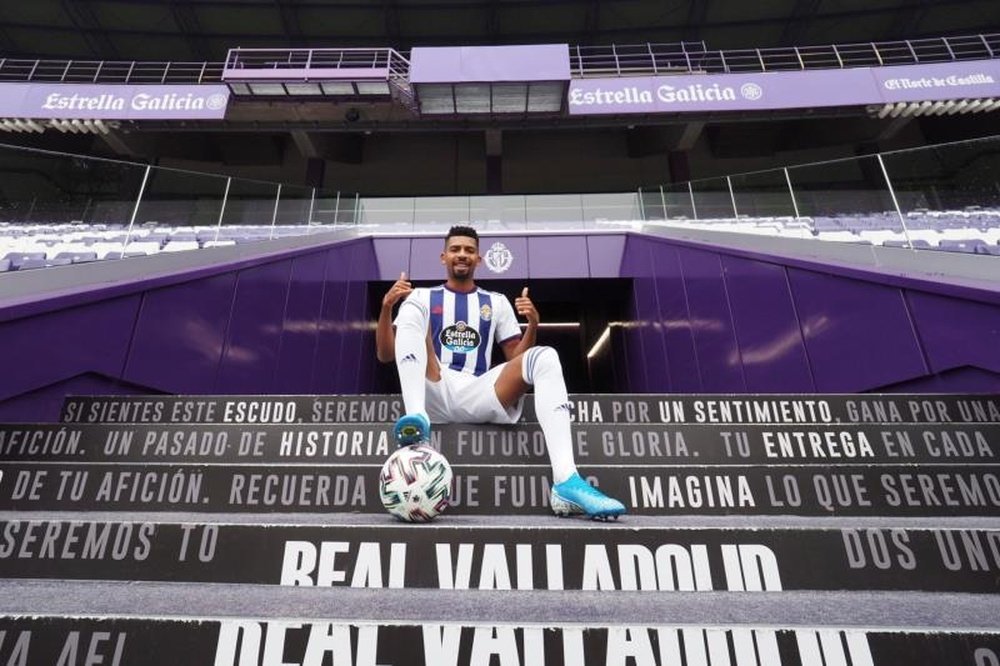 Matheus Fernandes aún no ha podido debutar en el Valladolid. EFE