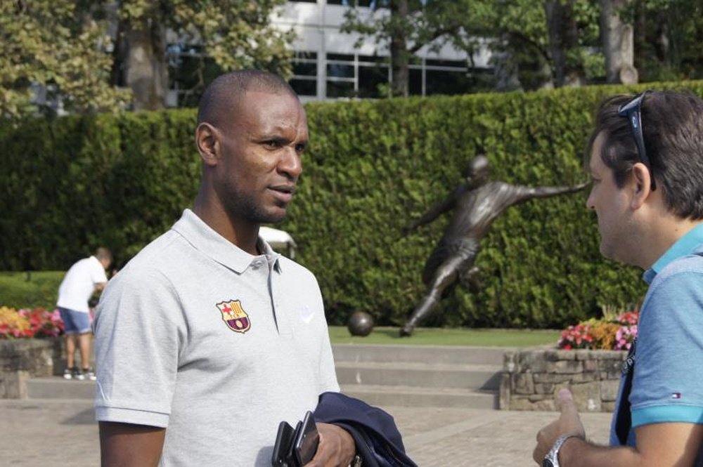Abidal has started to lose Barça's confidence. EFE