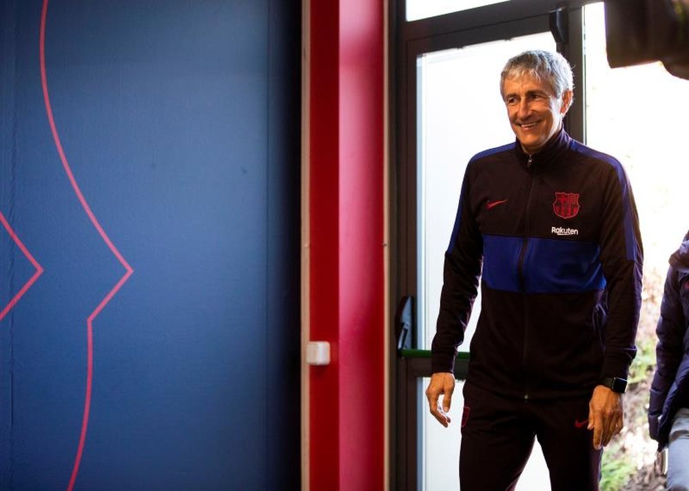 Setien's very intense first 100 days at Barcelona. EFE