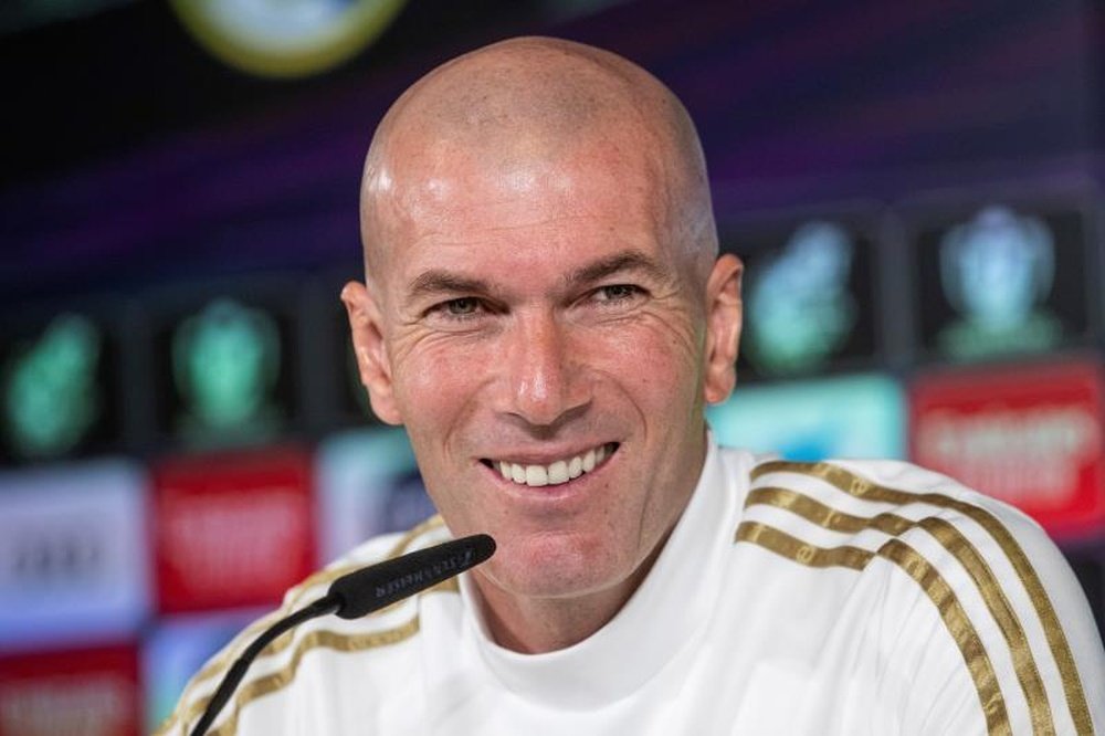 Zidane in conferenza stampa. EFE