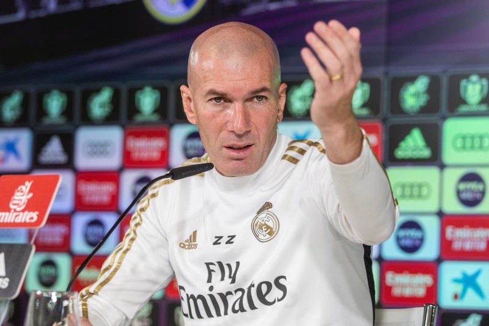 Zidane, orgulhoso da vitória. EFE