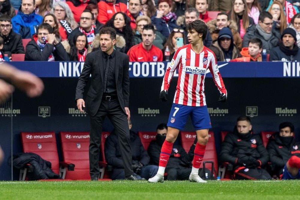 Joao Felix could leave Atletico in January. EFE