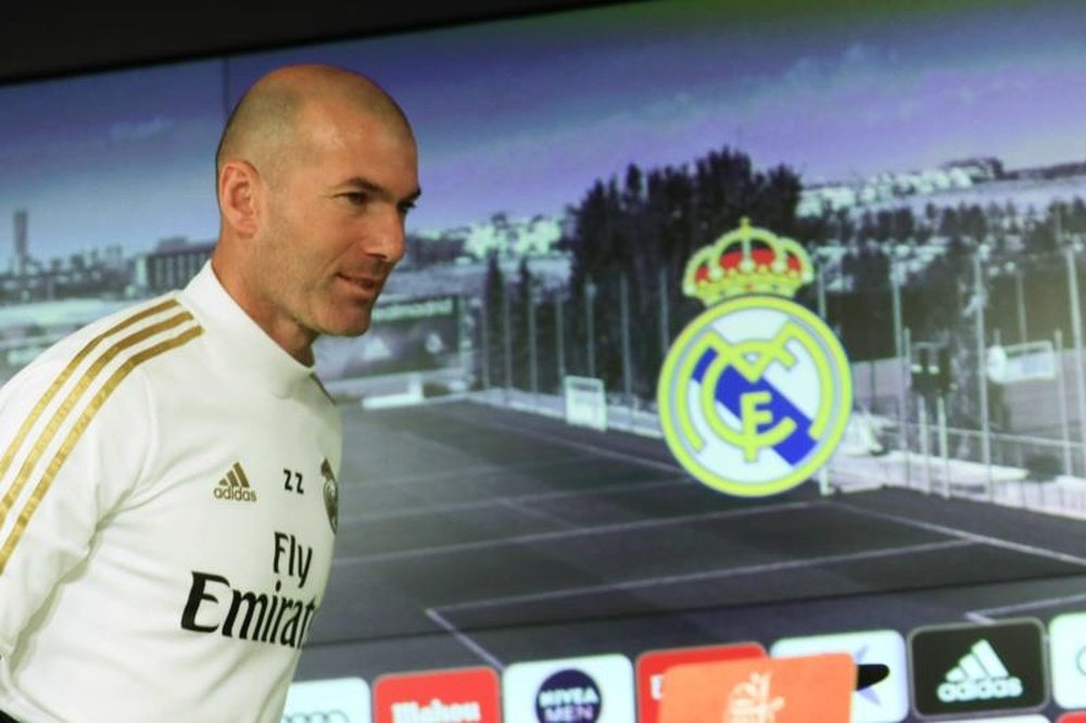 Zinédine Zidane était en conférence de presse. EFE