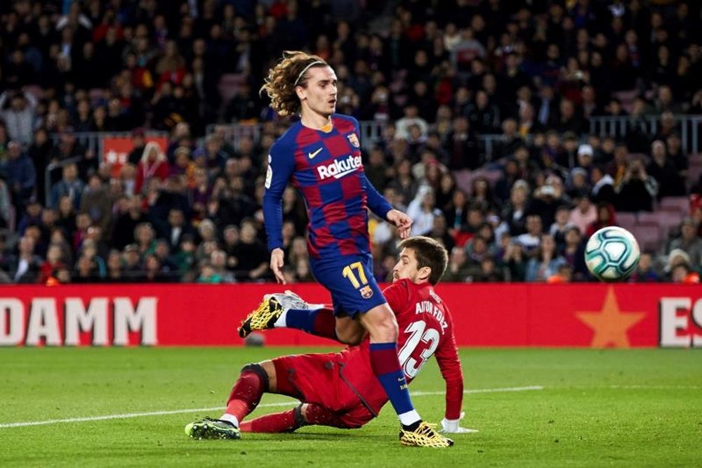 Griezmann no parece haber arraigado en el Barça. EFE/Archivo