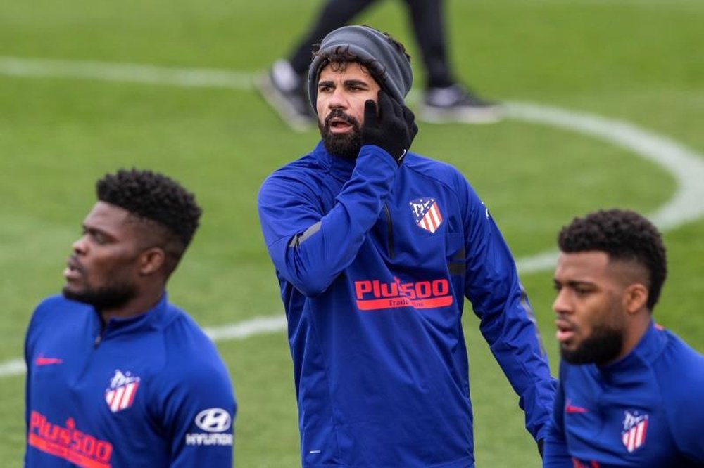Diego Costa, de retour dans le groupe trois mois plus tard. EFE