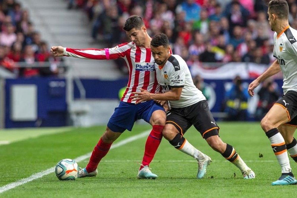 Morata soma sete jogos seguidos sem balançar as redes. EFE/ Rodrigo Jiménez/ Arquivo