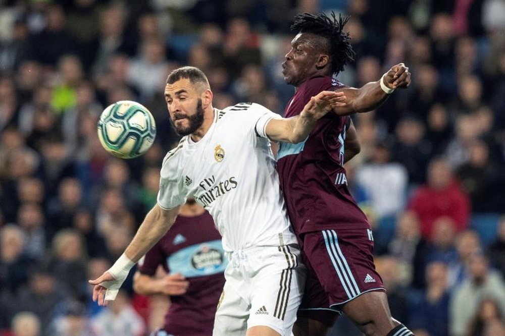 Real Madrid dropped two points after a late Celta equaliser. EFE