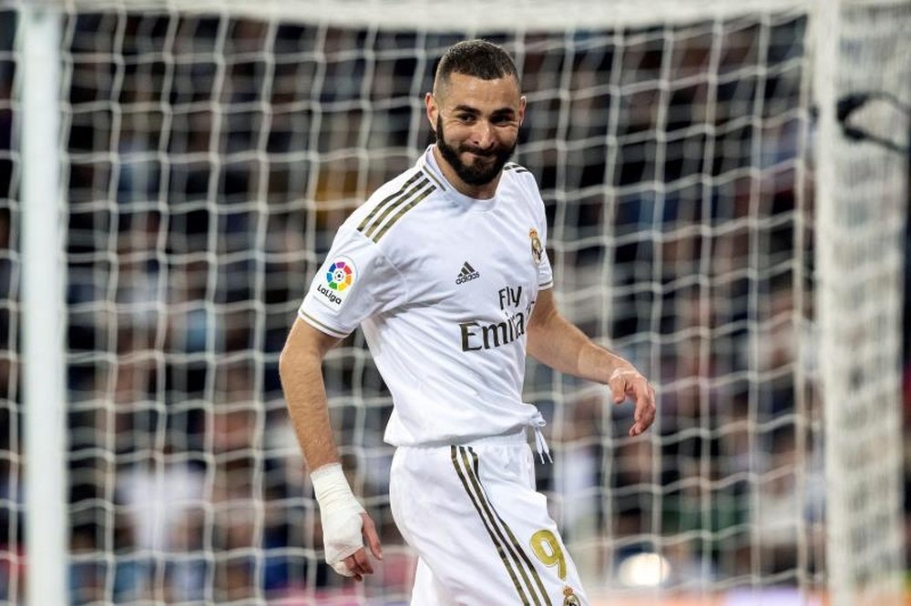 Karim Benzema has not had his shooting boots on in 2020. EFE
