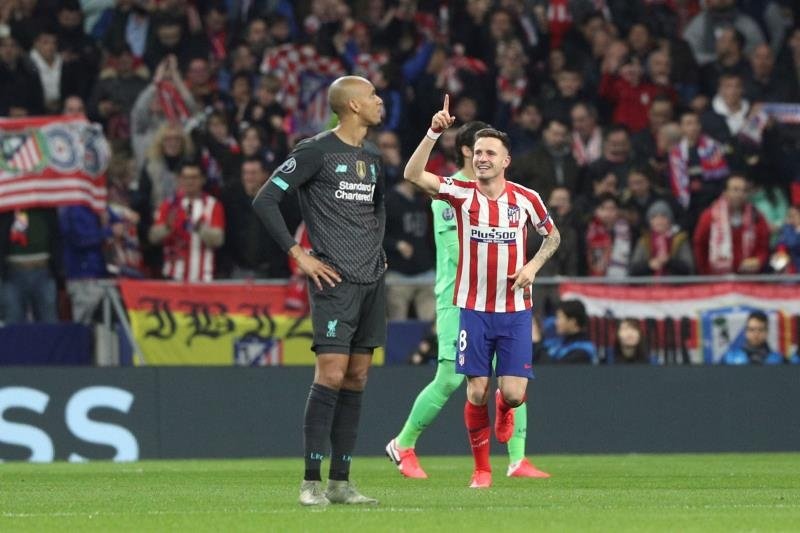 La presse anglaise parle du choc Atlético-Liverpool. EFE
