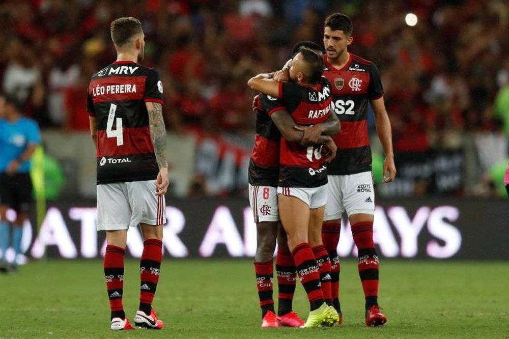 Flamengo ya lleva tres títulos en 2020. EFE