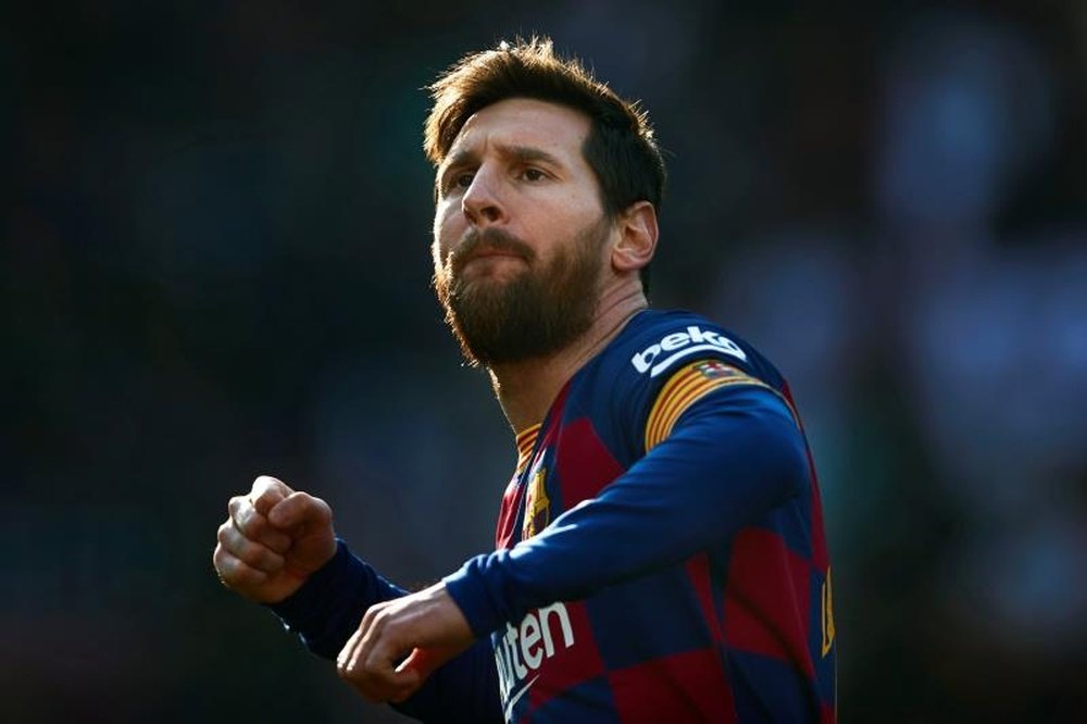 Setién habló de la importancia de Messi. EFE/Archivo