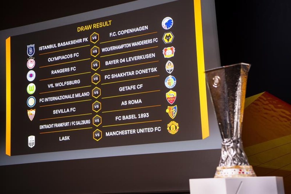 Estos son los cruces en los octavos de la Europa League 2019-20. EFE