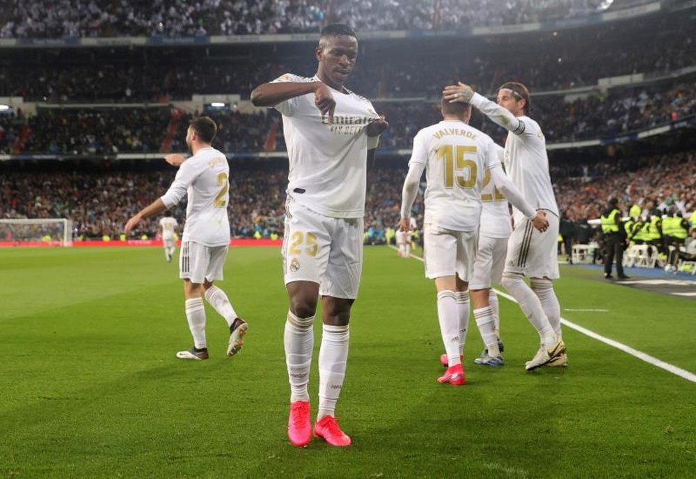 The best of Vinicius with Real Madrid. EFE