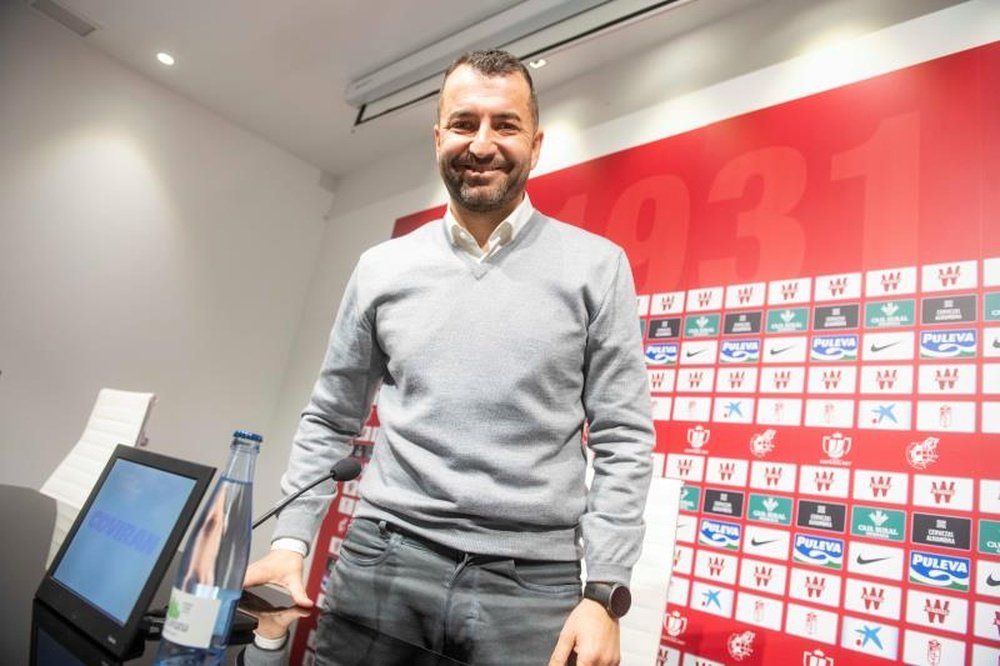 Diego Martínez y el Granada derrotaron al Getafe. EFE
