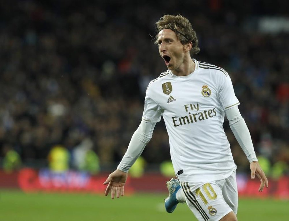 Modric sairá do Real Madrid no meio do ano se quiser. EFE/Ballesteros