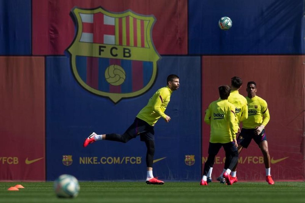 Jogadores do Barça podem reduzir ainda mais seus salários.EFE/ Enric Fontcuberta