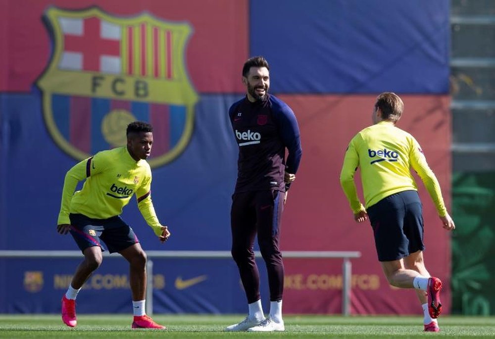 Eder Sarabia queda desvinculado del Barça. EFE