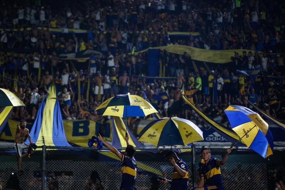 Boca fue sancionado por la CONMEBOL. EFE