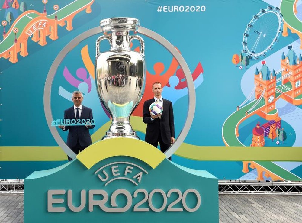 L'Euro 2020 pourrait se disputer au Royaume-Unis. afp